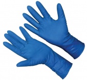 Перчатки латексные прочные синие XL 25пар High Risk  111867