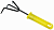 Рыхлитель садовый 20х7,5 см пластик ручка, INBLOOM 167-058
