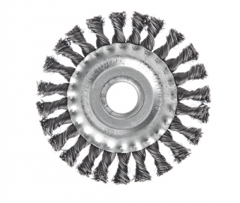 Щетка металлическая Ермак для УШМ 125/22мм крученая дисковая 656-050